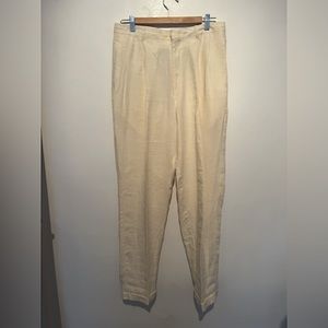 APC Linen Pleated Trousers